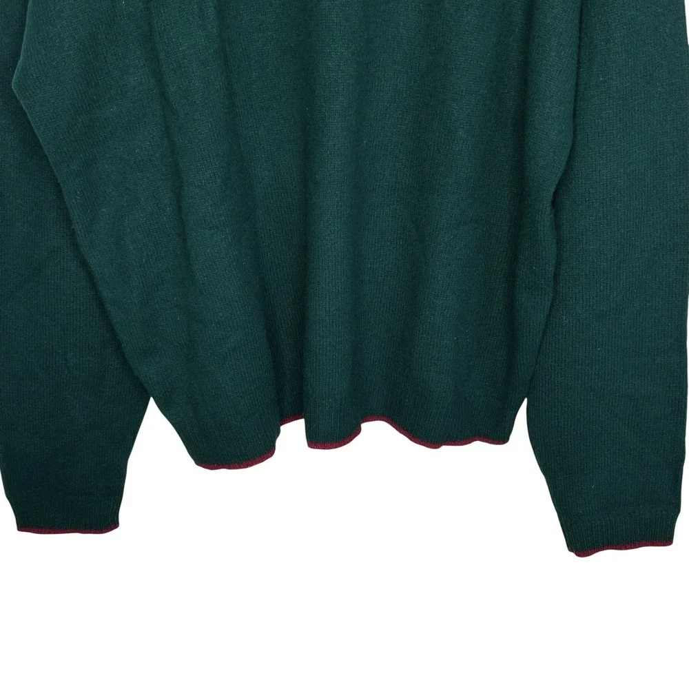 Vintage Abercrombie & Fitch Wool Sweater Large Holiday‎ Y2k Indie Preppy Grandpa